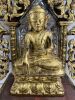 Burmese Buddha Gilt Wood Palin (Throne) w/ Mirrored Mosiac - 4
