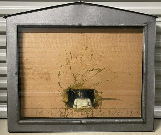 Michael Tracy "Betrayed By A Kiss I" Contemporary Iconography Art