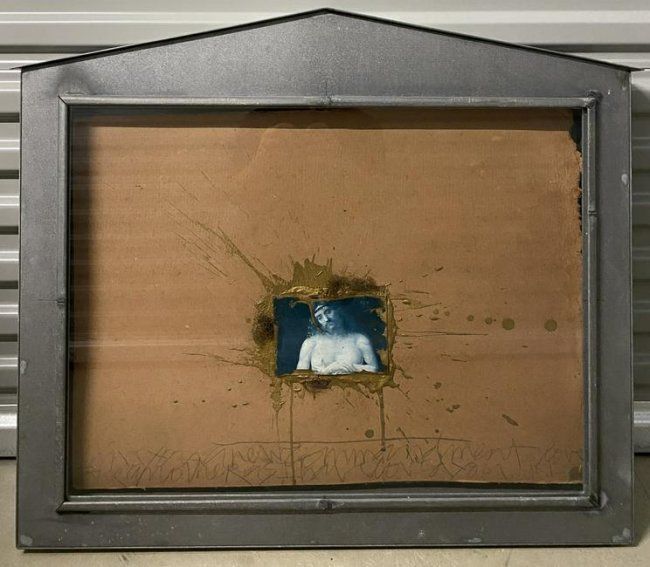 Michael Tracy "Betrayed By A Kiss II" Contemporary Iconography Art