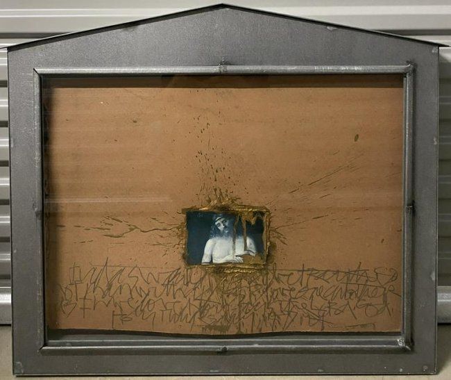 Michael Tracy "Betrayed By A Kiss IV" Contemporary Iconography Art