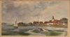 Tom Groom "Boats at Bosham" - Acrylic Ink - 2