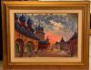 Anatole Krasnyansky "Evening Russia" - Serigraph on Canvas Signed and Framed with COA.