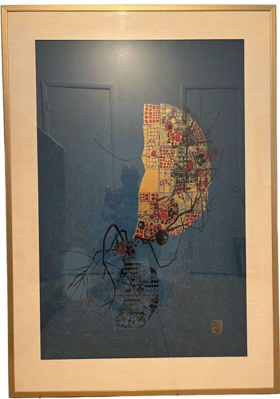 Hoi Lebadang "La Branche Seche" - Hand Signed Limited Edition 204/275 Serigraph with COA