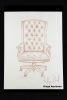 Artwork / Fine Art Signed by Michael Jackson - "Barrister's Chair I" [1992]