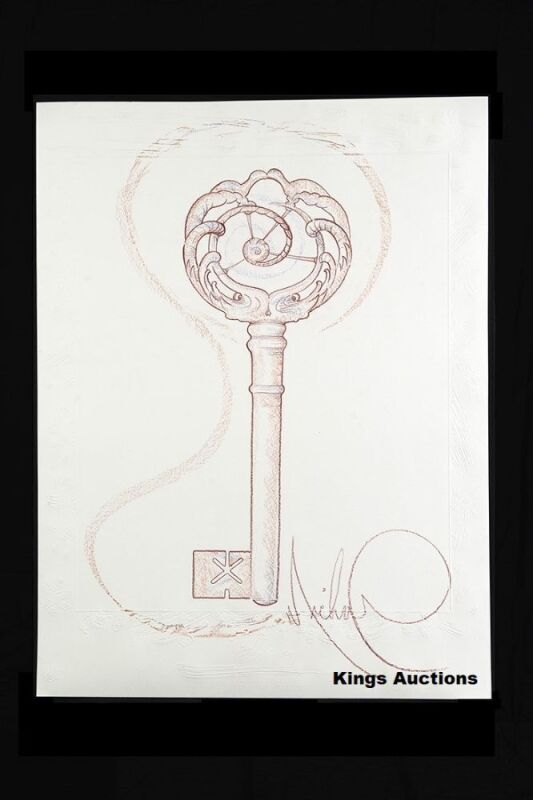 Artwork / Fine Art Signed by Michael Jackson - "Key II" [1993]